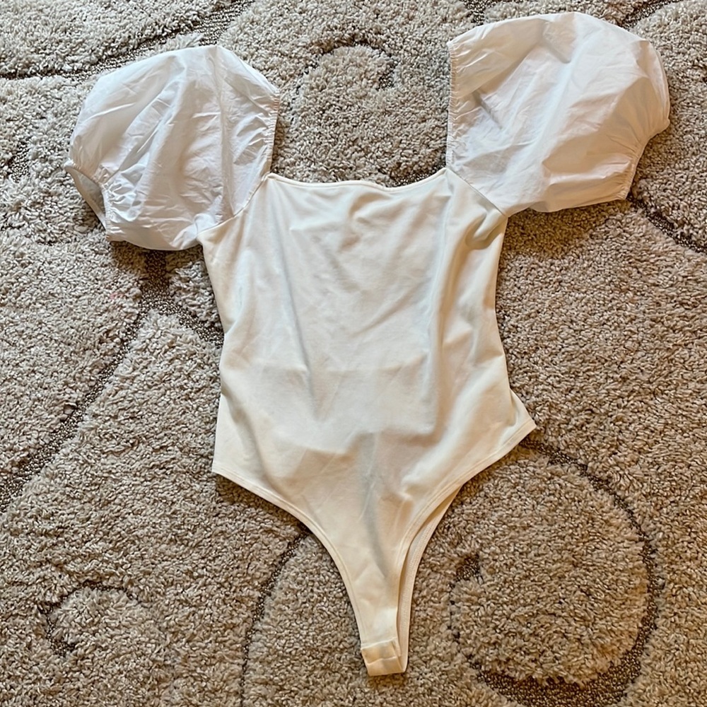 Lulus Puff Sleeve Bodysuit